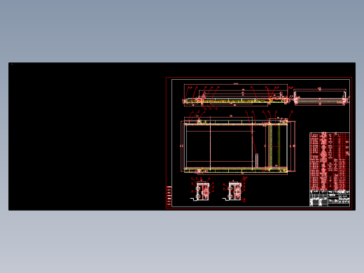 升降式路边停车系统机械部分的设计