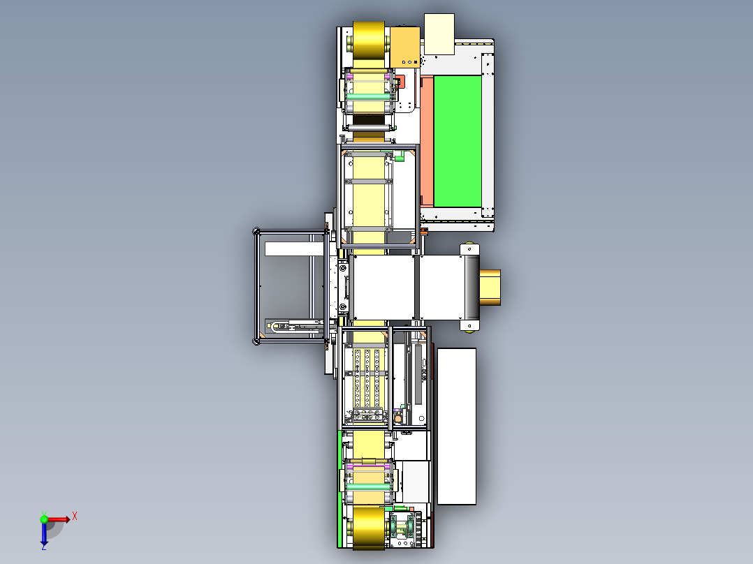 新款卷对卷冲裁一体机sw17可编辑俯视图