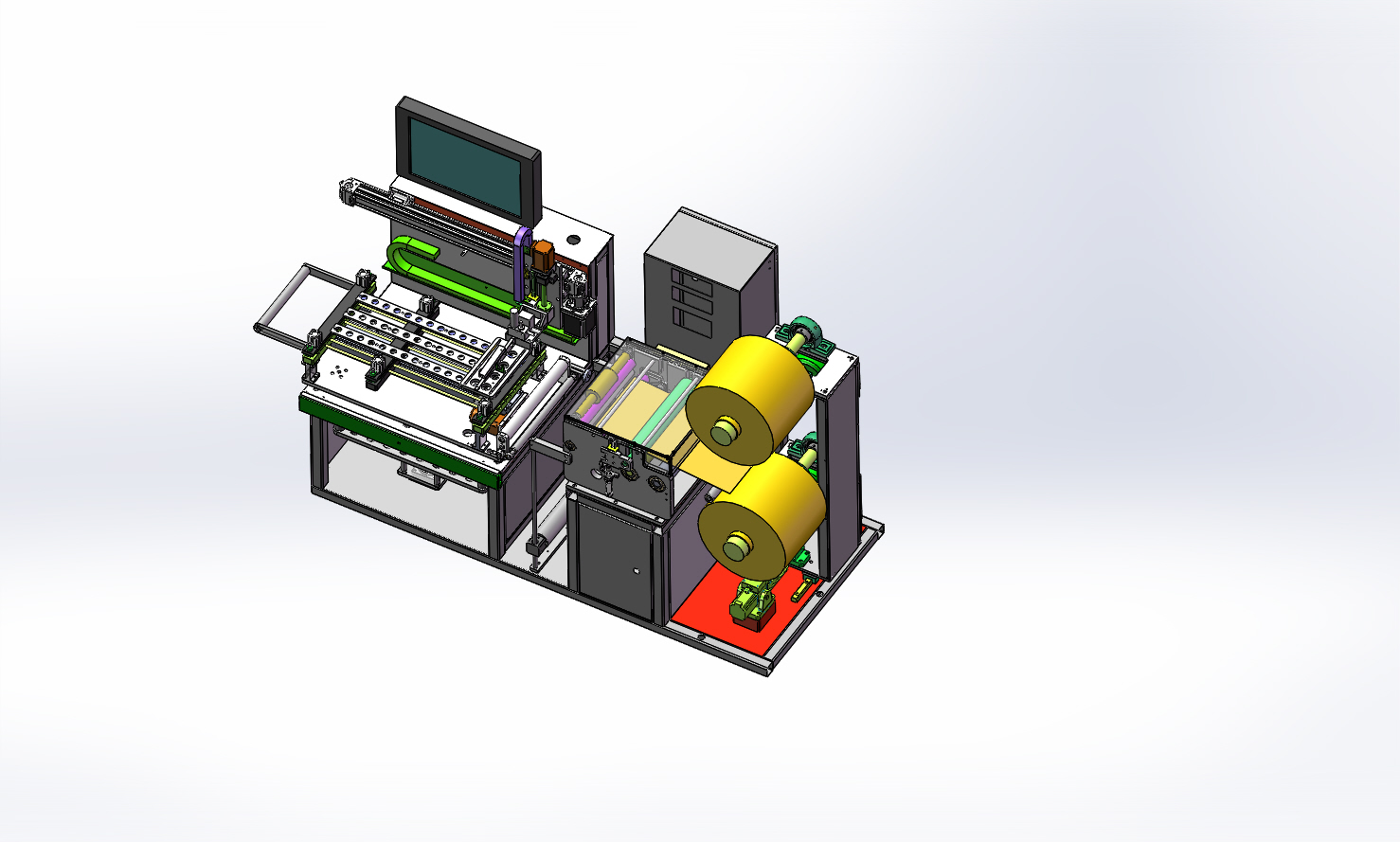 新款卷对卷冲裁一体机sw17可编辑