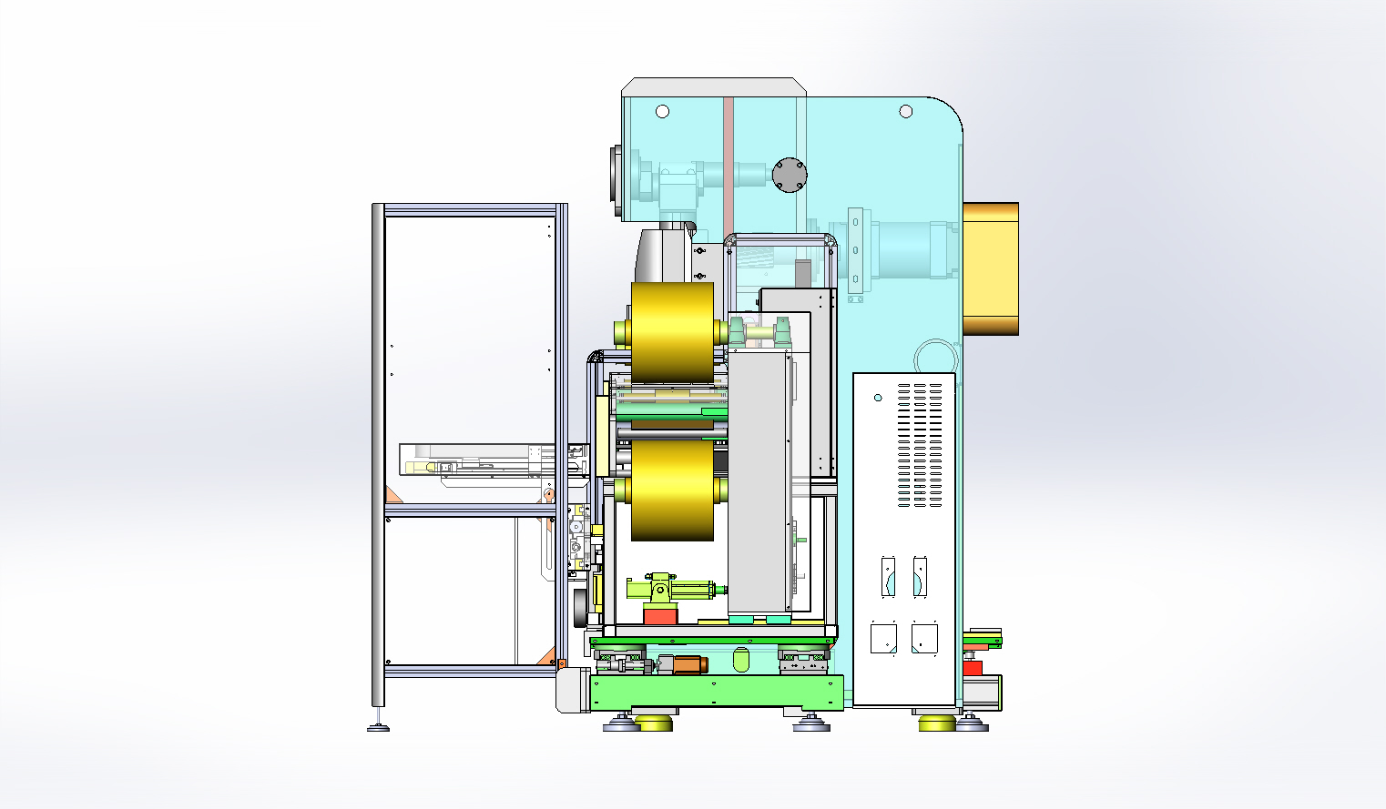 新款卷对卷冲裁一体机sw17可编辑