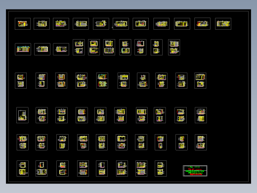 餐厅区装饰墙及酒架造型CAD立面图