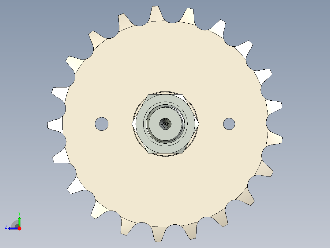 原链轮组件右视图