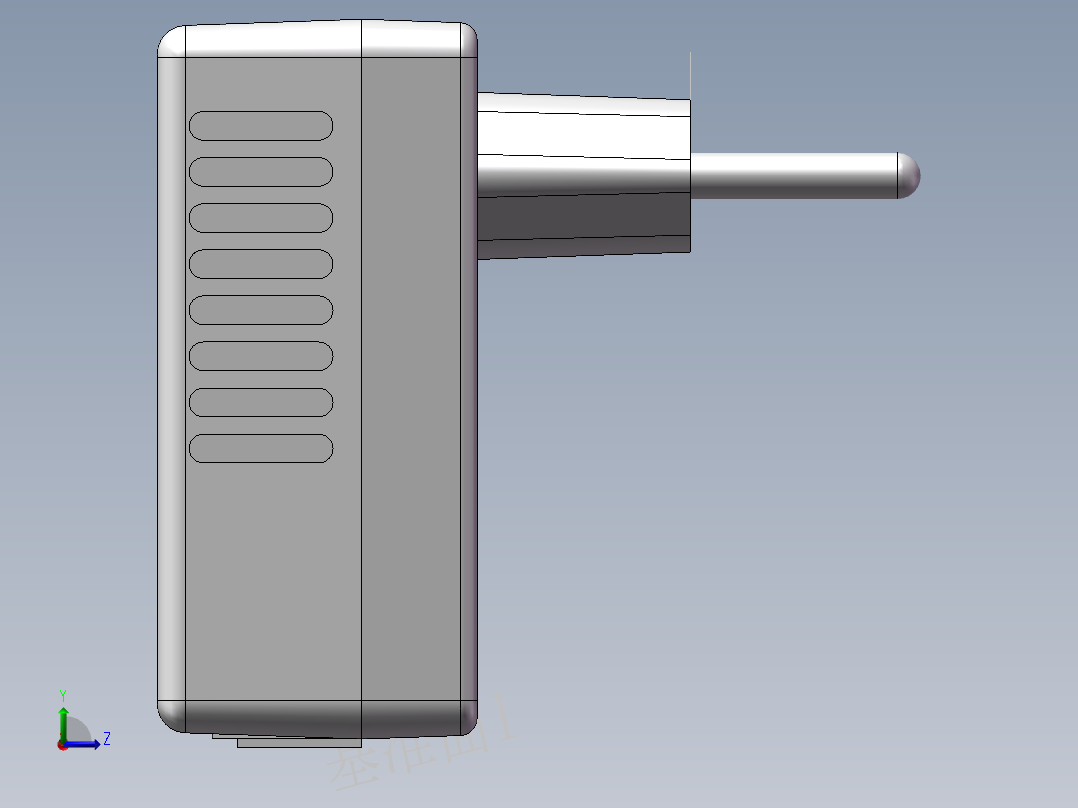 12V IP20变压器左视图