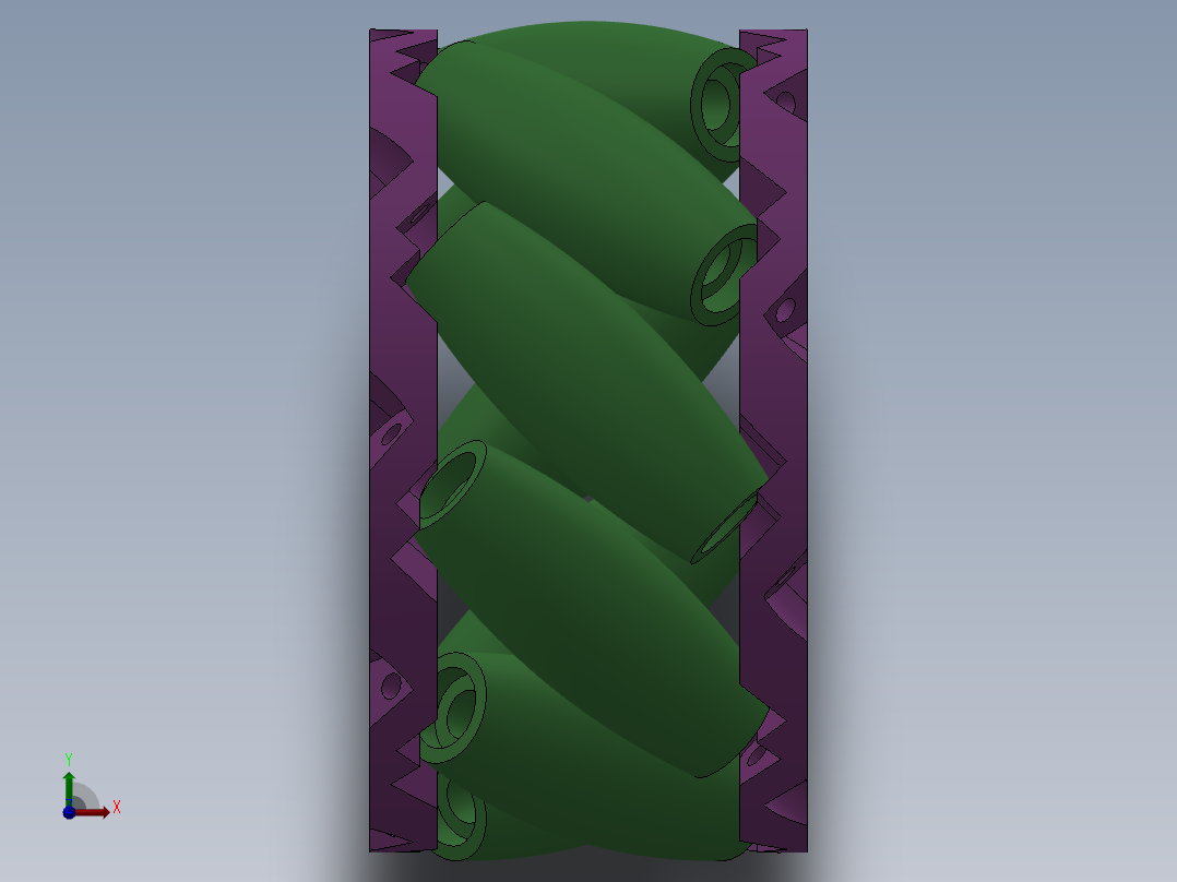 麦克纳姆轮前视图