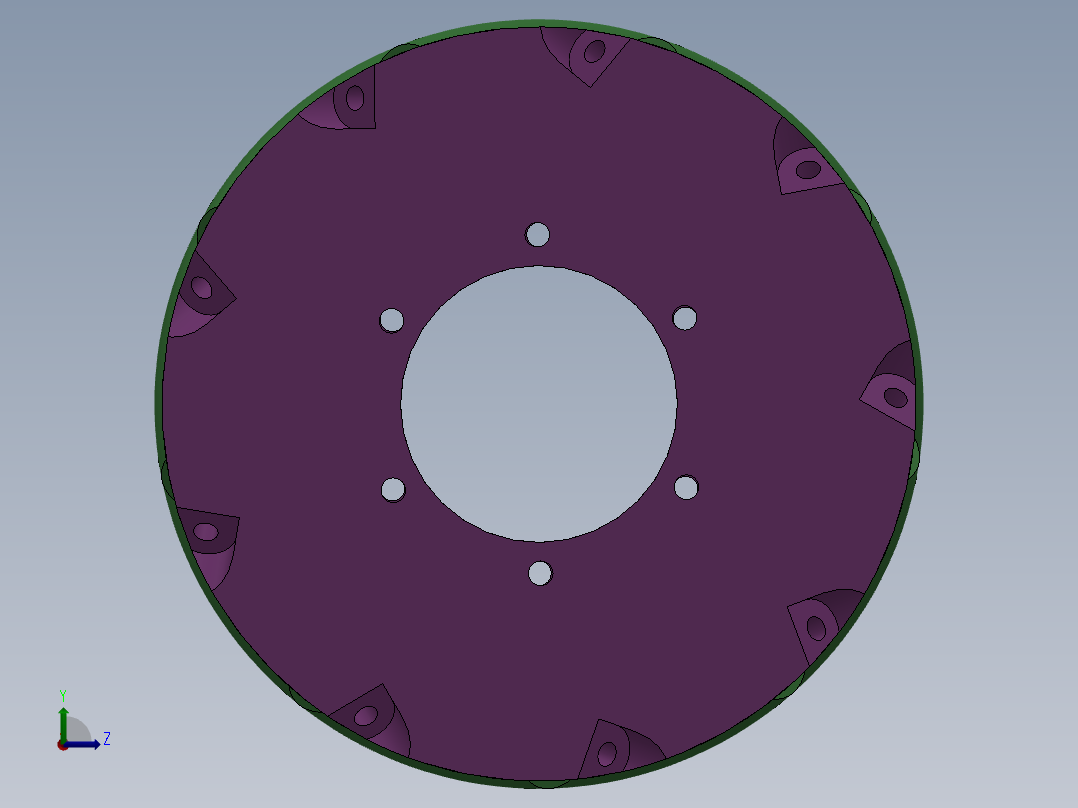 麦克纳姆轮左视图