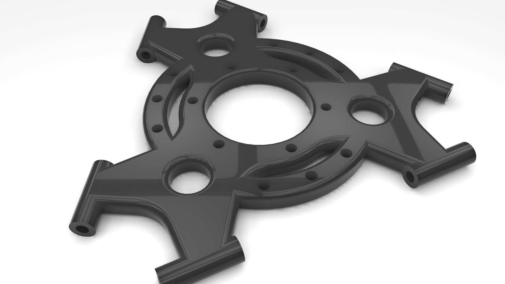 Deltabot三角3D打印机三维设计图纸 STEP格式