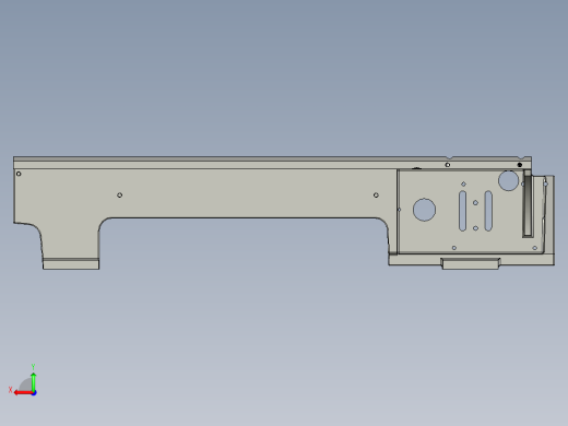 数控车床模型后视缩略图