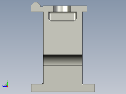 数控车床模型右视缩略图