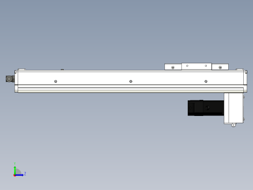 Toyo东佑达直线模组-ECH10-350-BM-100W左视缩略图
