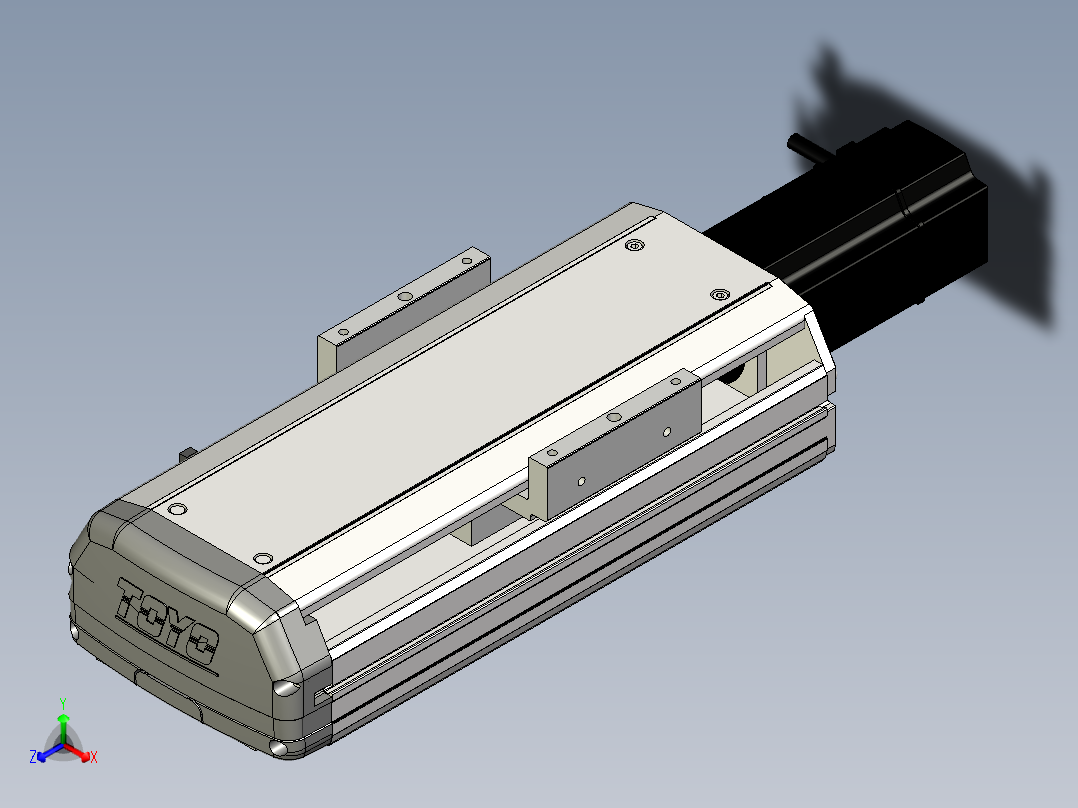 Toyo东佑达直线模组-ETH13-100-BC-200W+煞車主视图