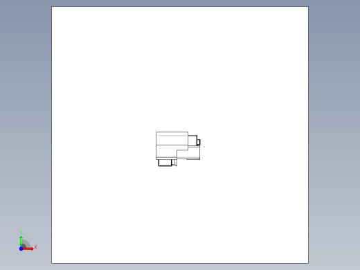 别墅 3D模型前视缩略图
