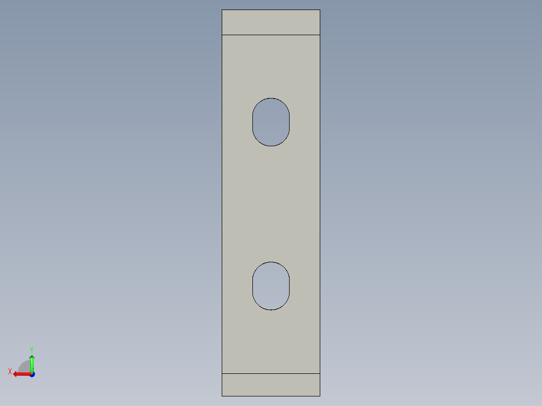 基恩士PS-T1_bracket_kc图纸模型后视图