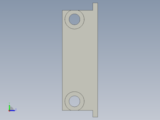 基恩士PS-T1_bracket_kc图纸模型左视缩略图