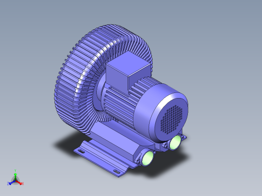 高压风机 离心风机三维模型