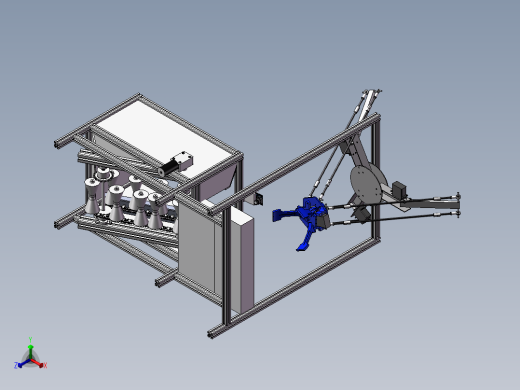 视觉树国采摘机收获机正等轴测缩略图