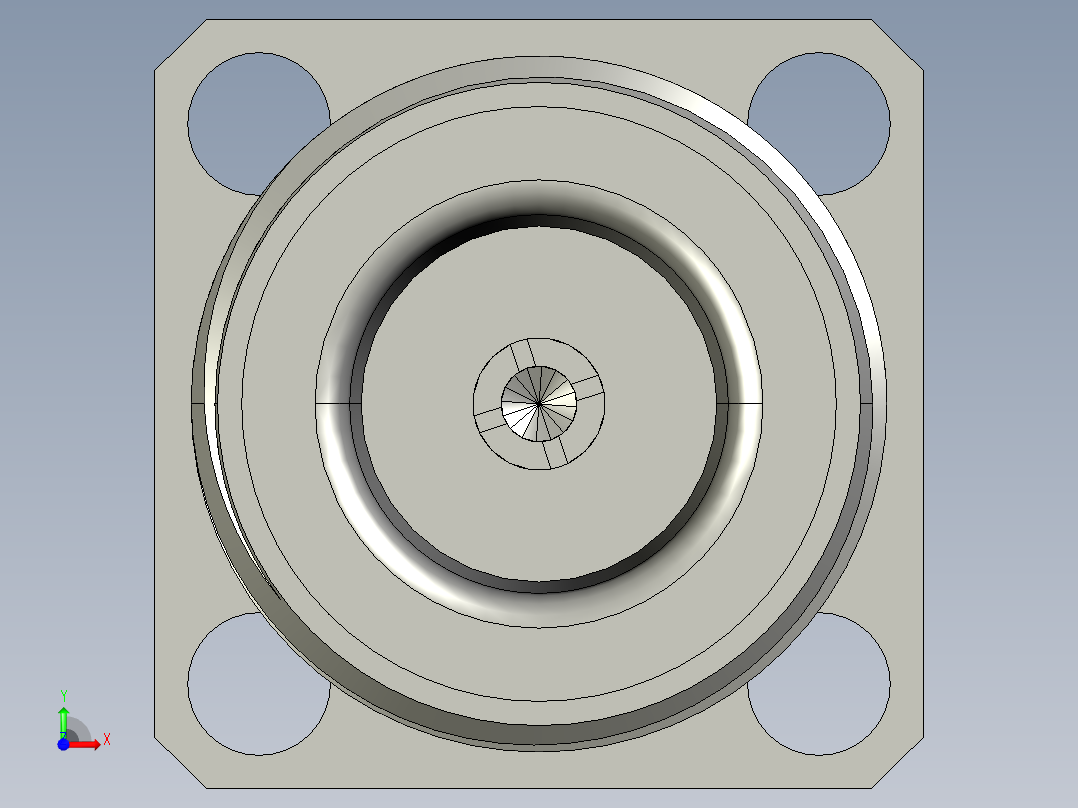 SMA接口45前视图