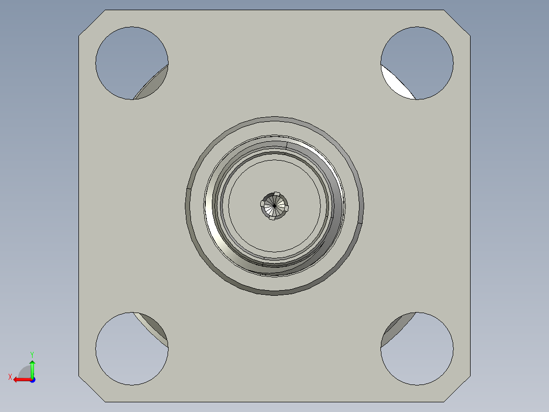 SMA接口45后视图