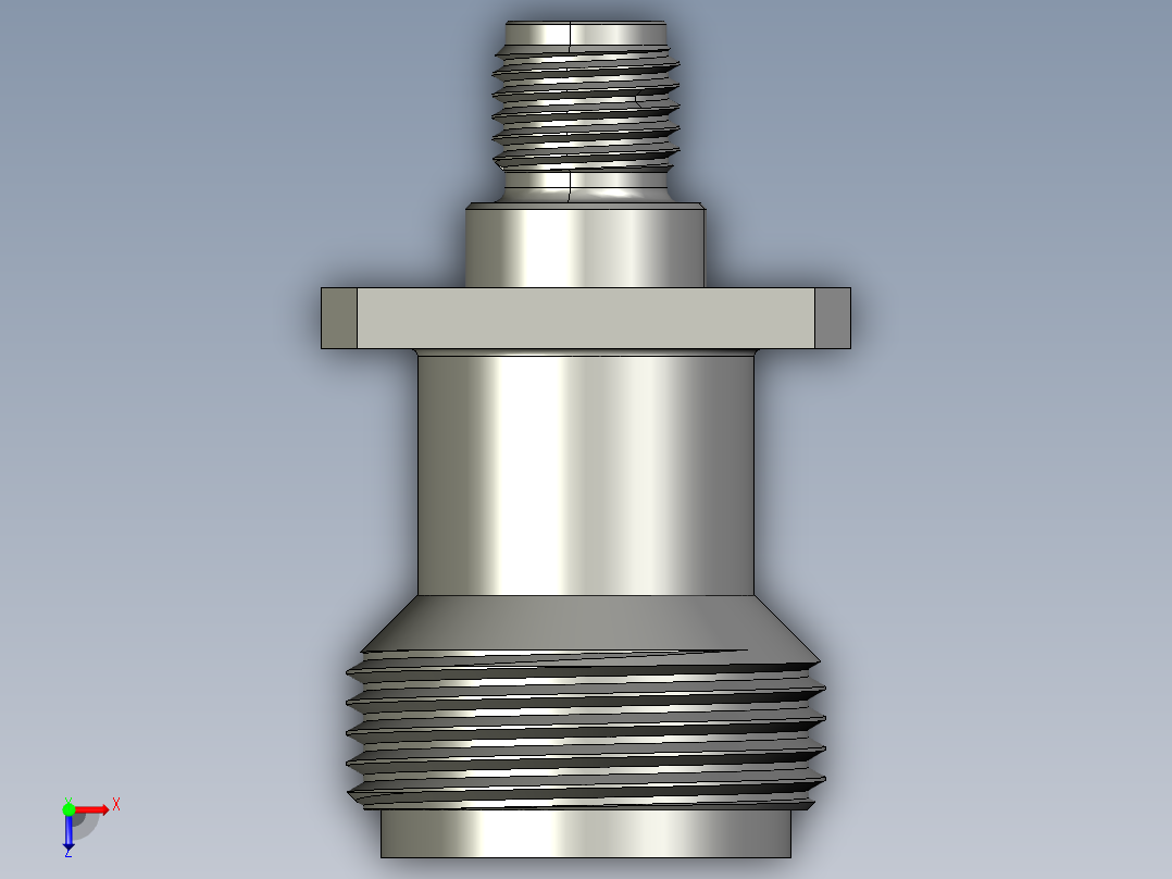 SMA接口45俯视图