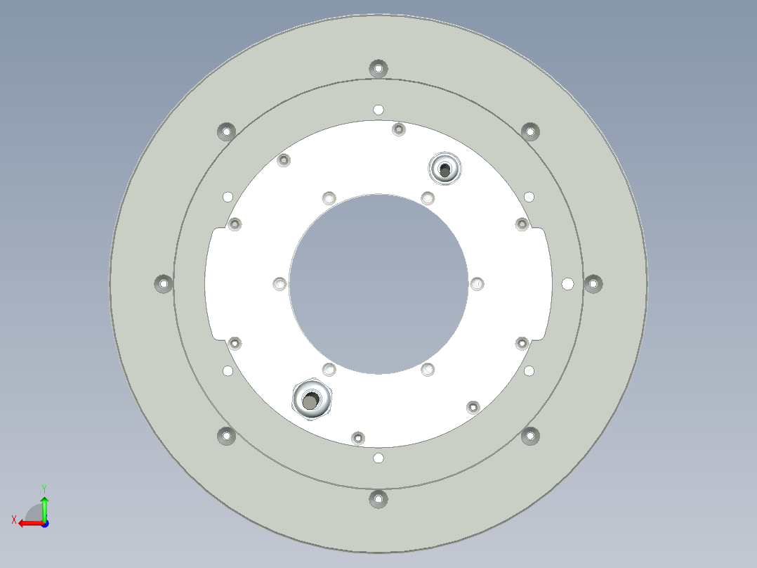 264-080直驱电机后视图