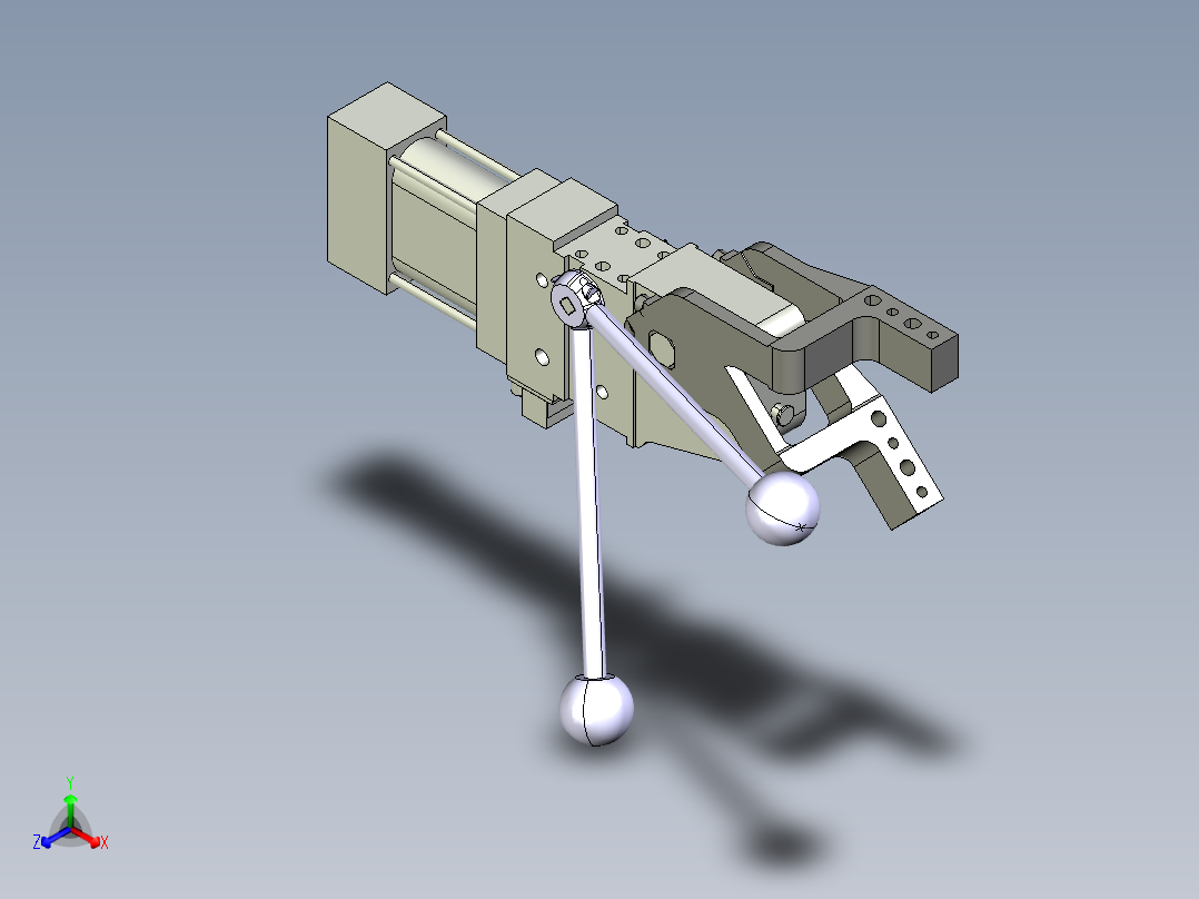 德克斯TUNKERS气缸数模V2 50.1 Z A11 T12 5~44 GRAD主视图