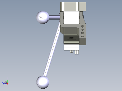 德克斯TUNKERS气缸数模V2 50.1 Z A11 T12 5~44 GRAD右视缩略图