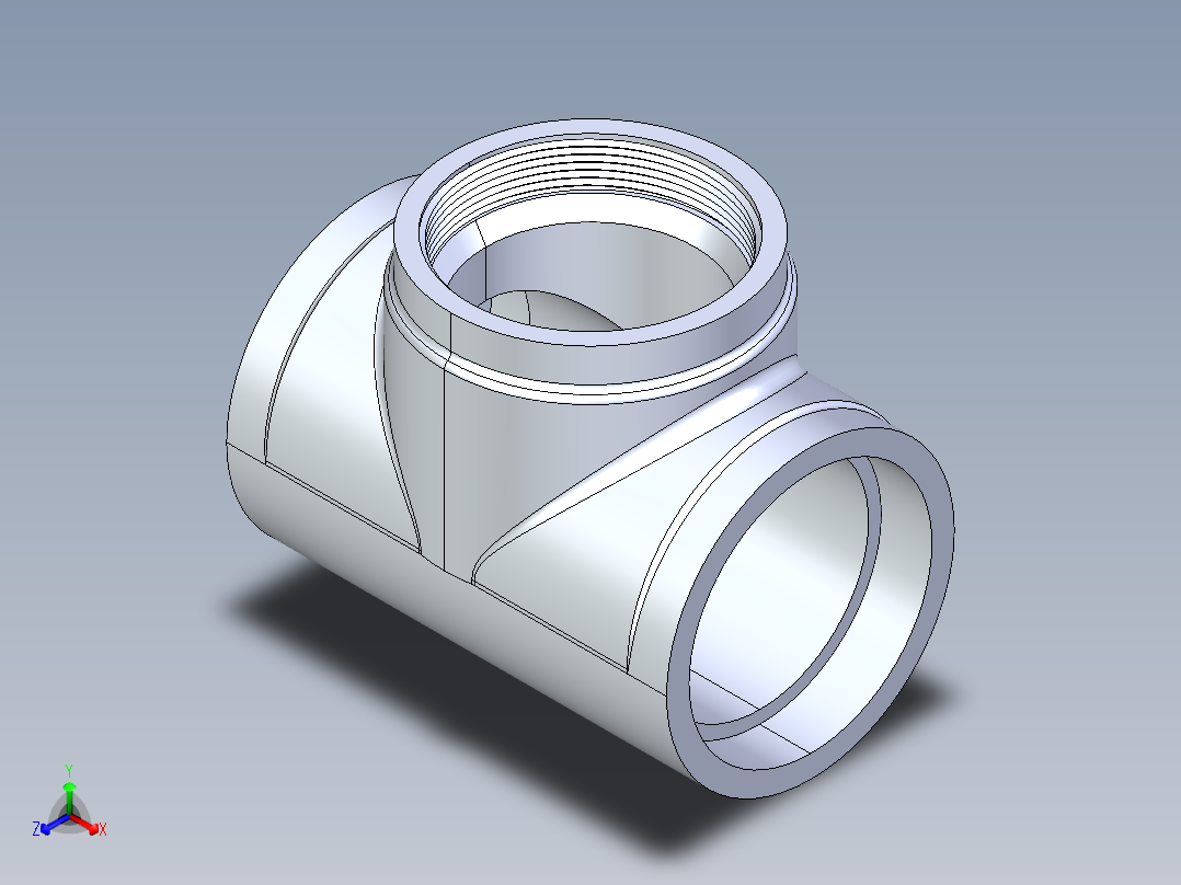 船舶管路系统S23A_SeaDrainPLUS_CleanOutTee-SxSxFPT_37E161104_4in Sea Drain Plus - Cleanout Tee- SxSxFPT主视图