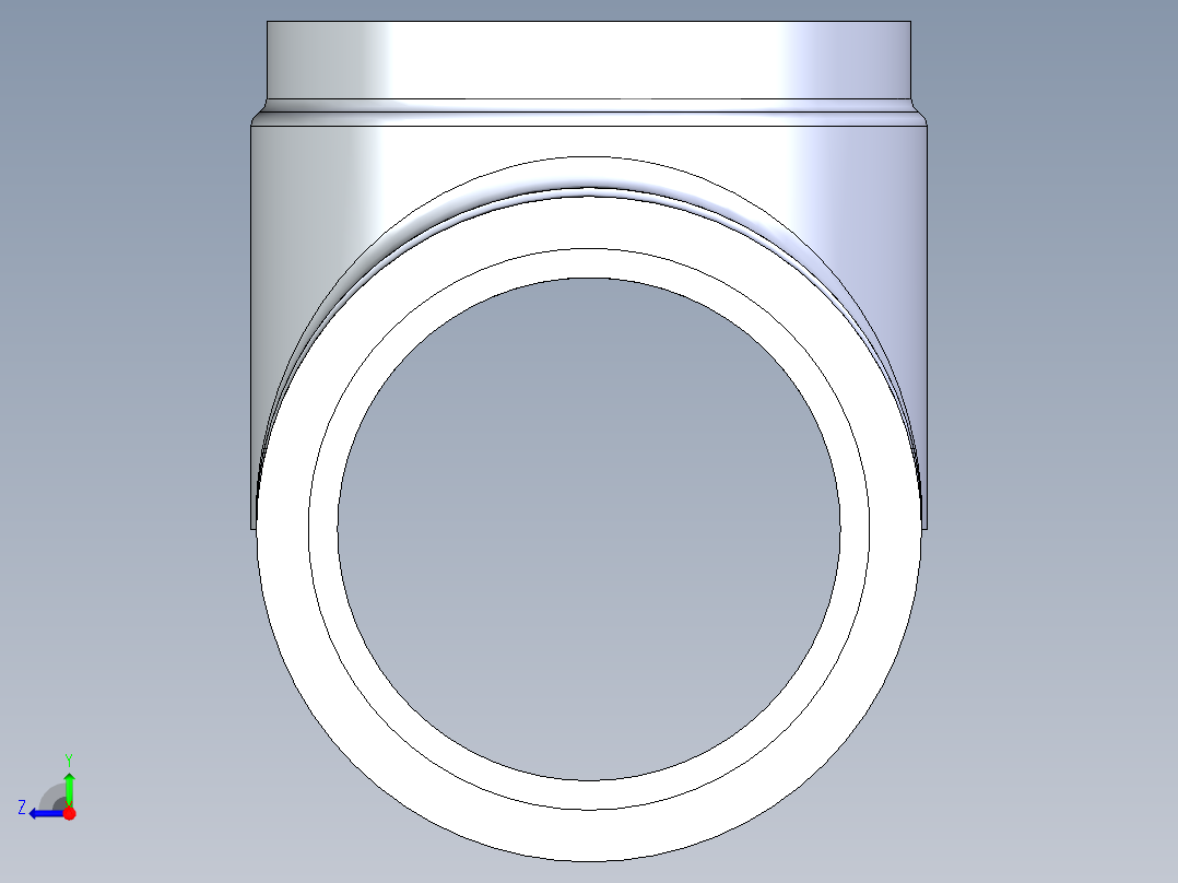 船舶管路系统S23A_SeaDrainPLUS_CleanOutTee-SxSxFPT_37E161104_4in Sea Drain Plus - Cleanout Tee- SxSxFPT右视图