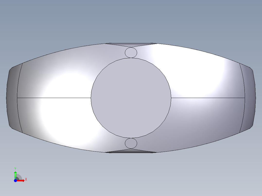 定位扣件(B)2237,2238-3D多系列多零件图纸模型前视图