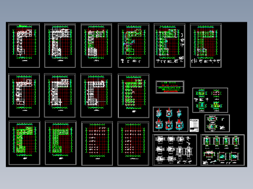 某框架结构商店结构施工图