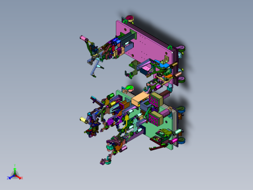 焊接前纵梁总成的夹具