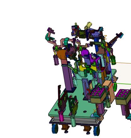 焊接前纵梁总成的夹具