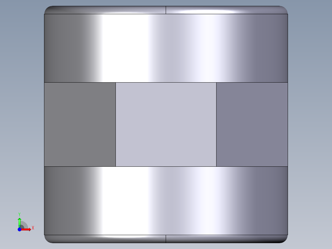 5MIFV 用溶剂焊接插座D和BSP螺纹母端R双插座前视图