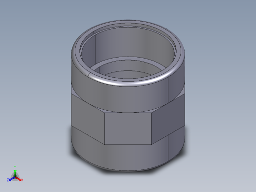 5MIFV 用溶剂焊接插座D和BSP螺纹母端R双插座正等轴测缩略图