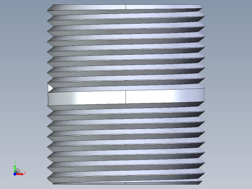 CPVC管件33-Sch80_Nipple_MPTxMPT_9861-133_1in x Close前视缩略图