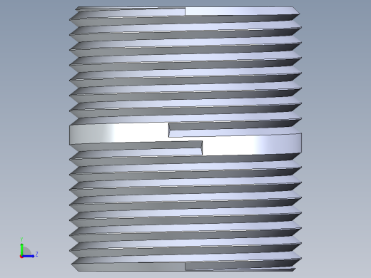 CPVC管件33-Sch80_Nipple_MPTxMPT_9861-133_1in x Close左视缩略图