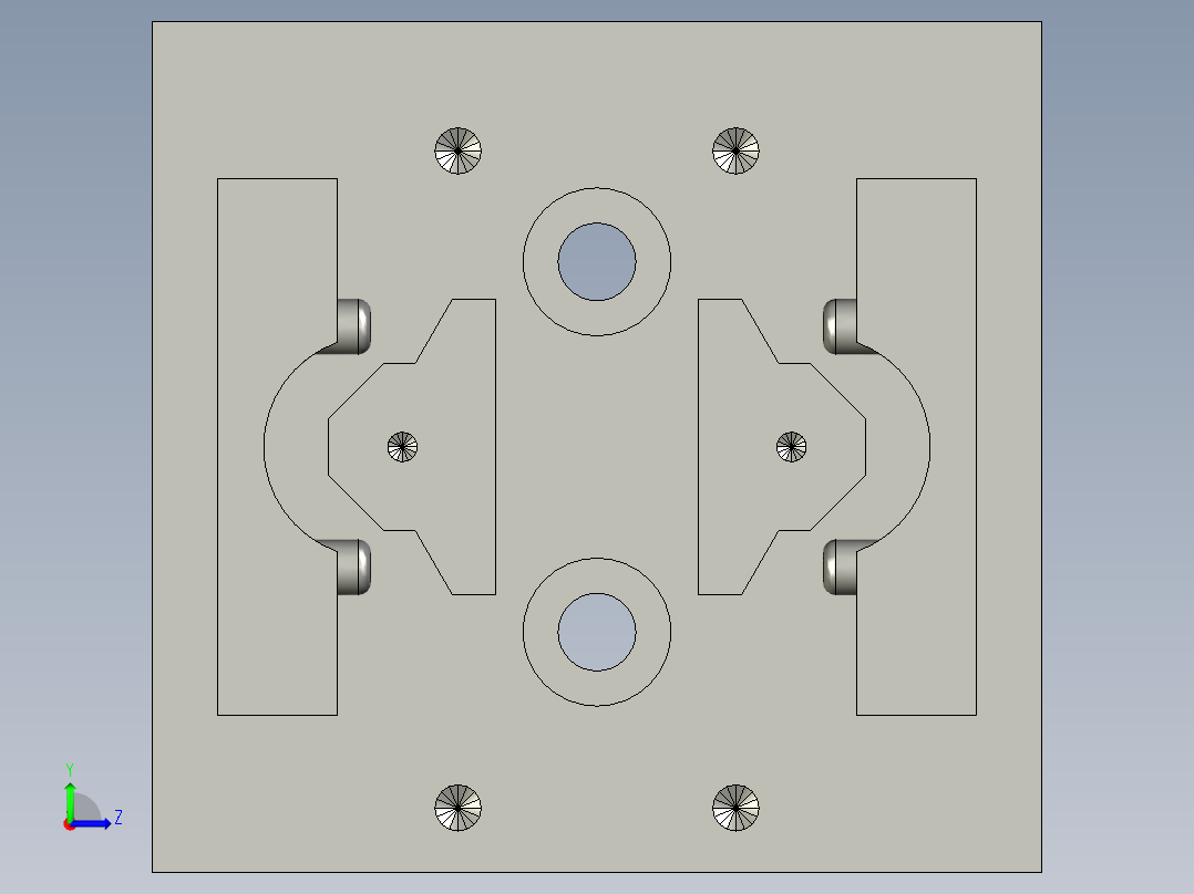 旋转气爪PRD12-60D左视图