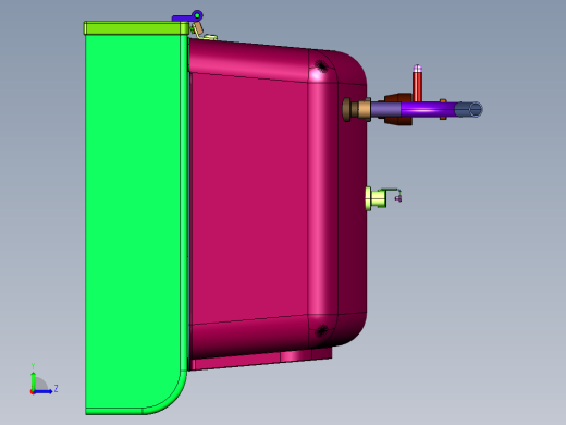 可加湿呼吸气流的设备左视缩略图