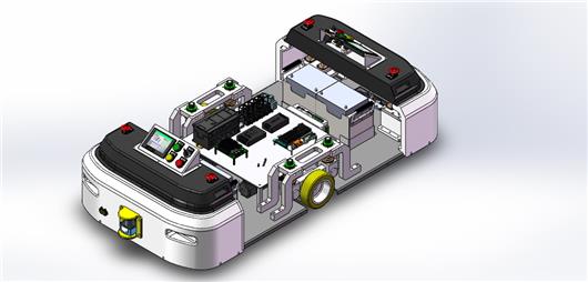 潜伏智能物流AGV小车自动导引运输车