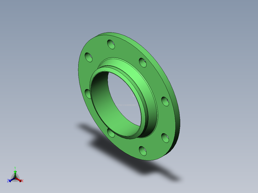 法兰 (26)正等轴测图
