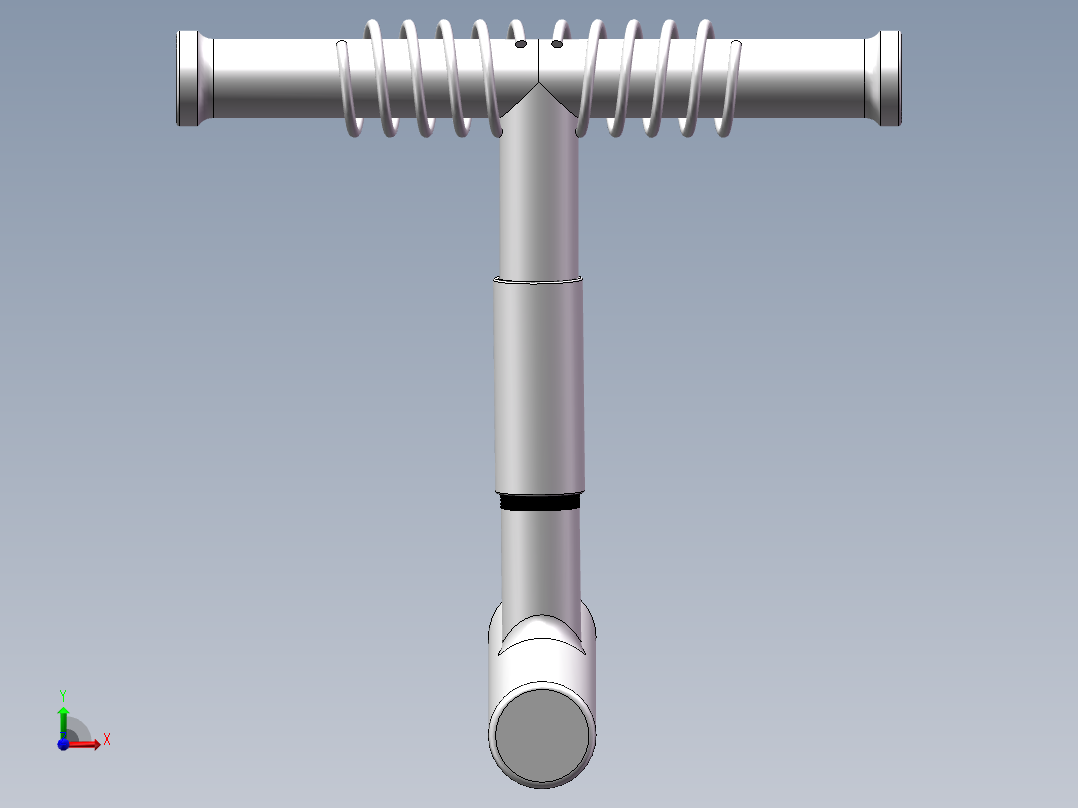 道路限高架前视图