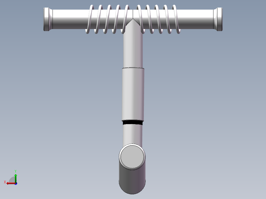 道路限高架后视图