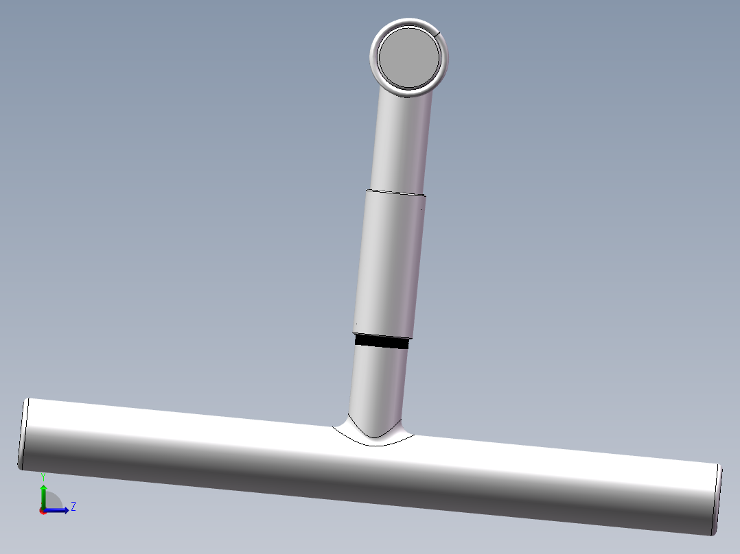 道路限高架左视图