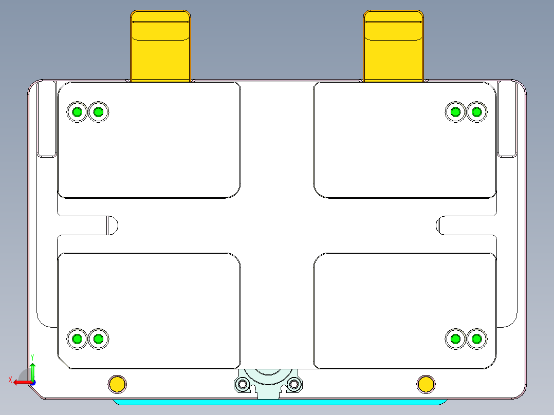 UX303-C-笔记本CNC工装夹具三维模型CNC2-1121后视图