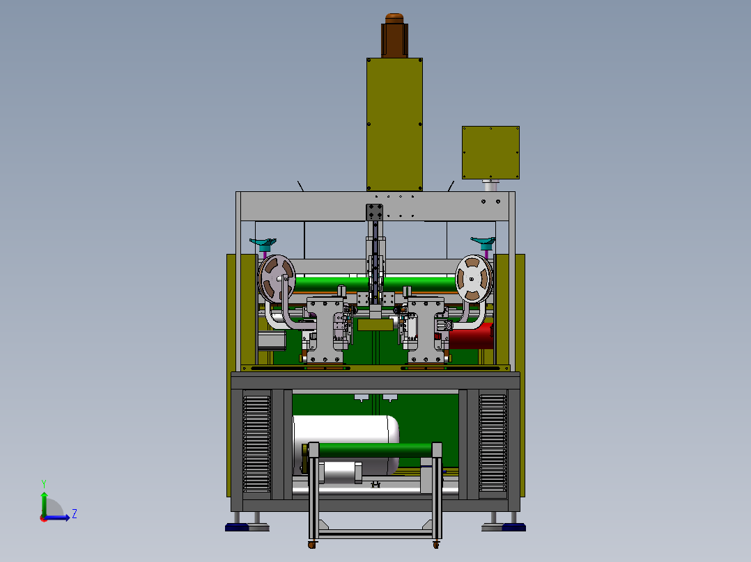 自动化礼品盒贴角机sw14可编辑左视图