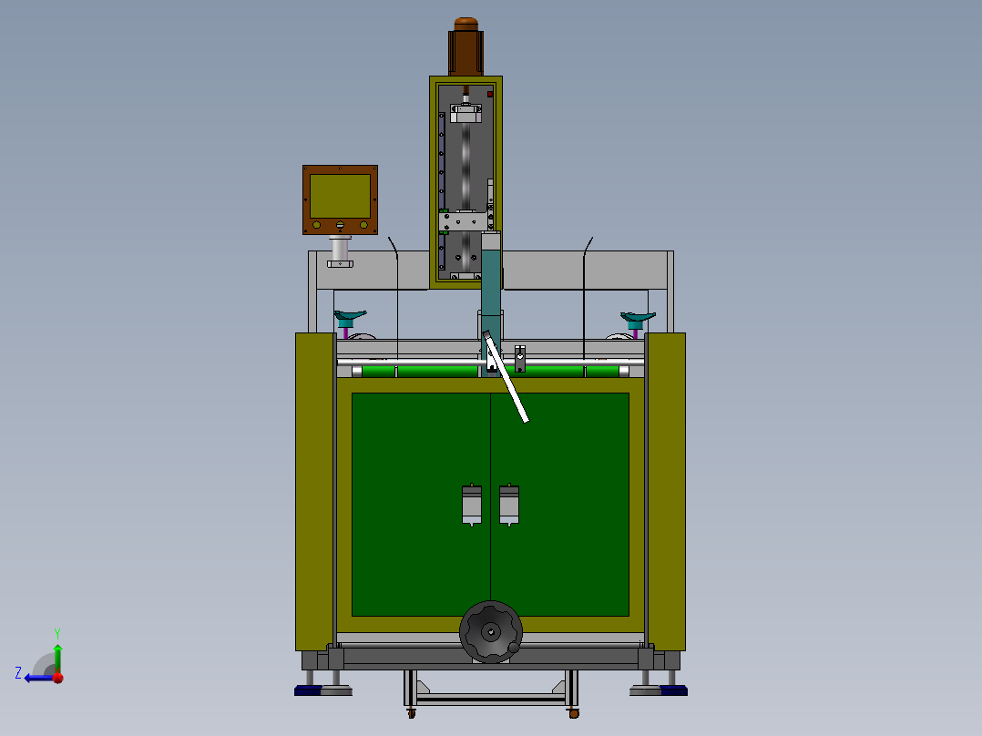 自动化礼品盒贴角机sw14可编辑右视图
