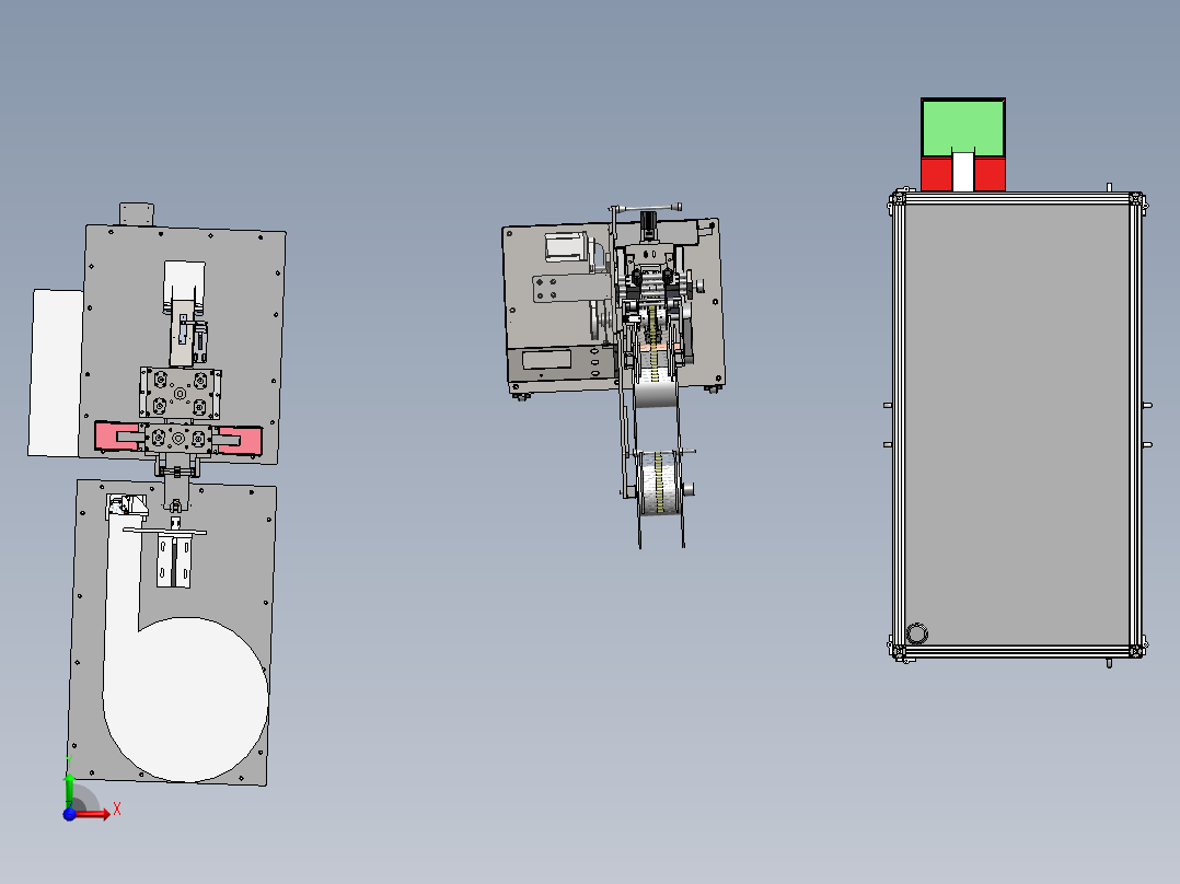 电容剪角折弯sw18可编辑前视图