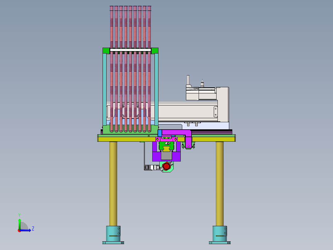 轴承上料模组583134左视图