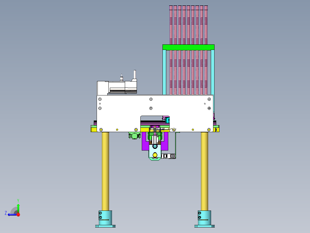 轴承上料模组583134右视图