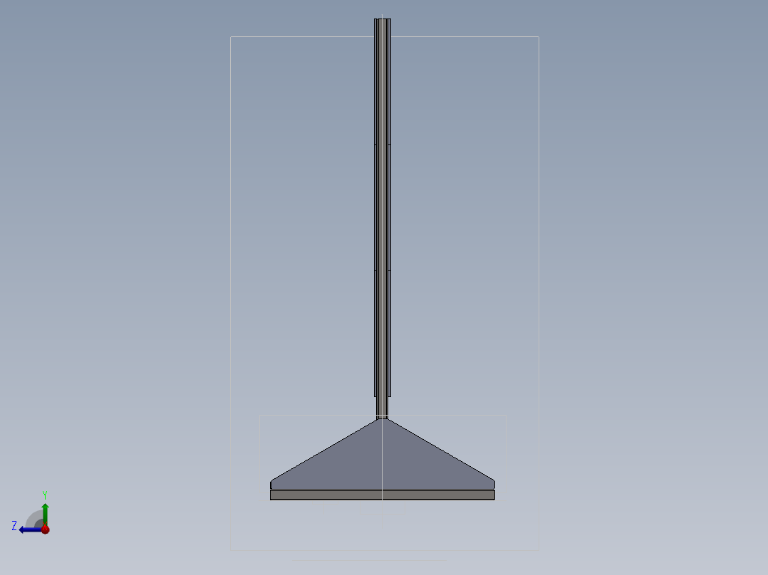 工具架洞洞板右视图