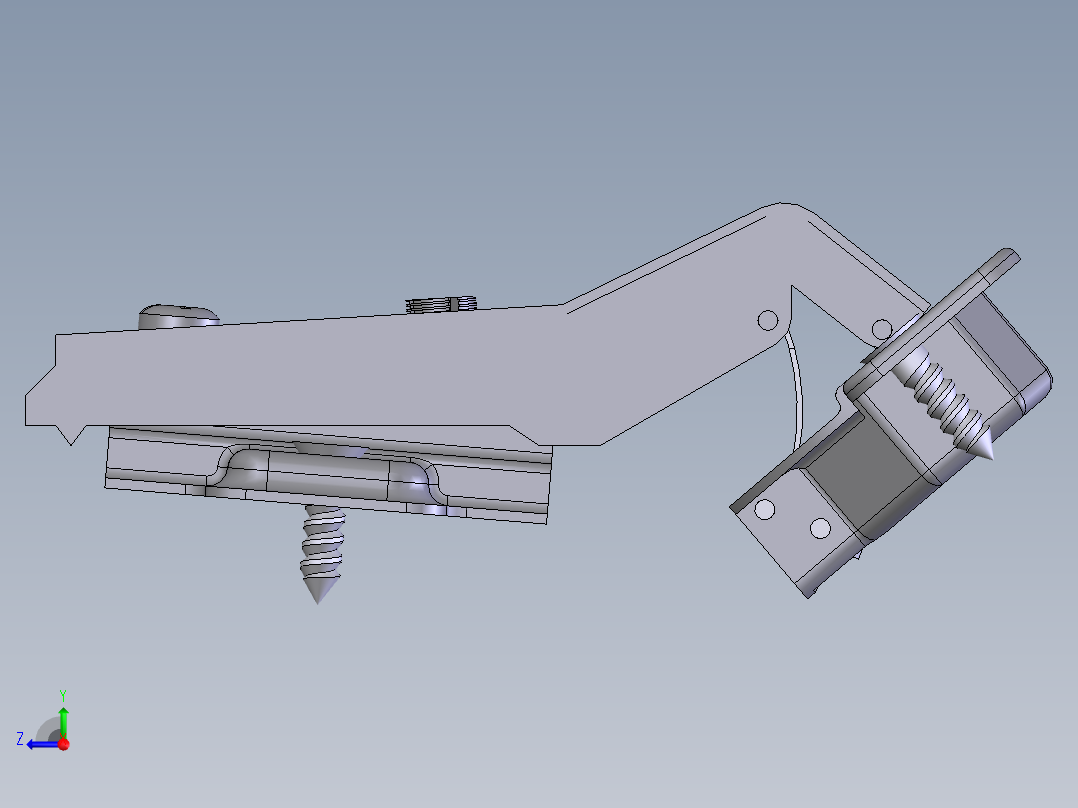 铰链、-铰链furni右视图